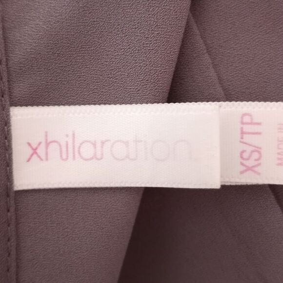 XHILARATION GRAY BLOUSE SZ.XS EUC - Picture 4 of 6